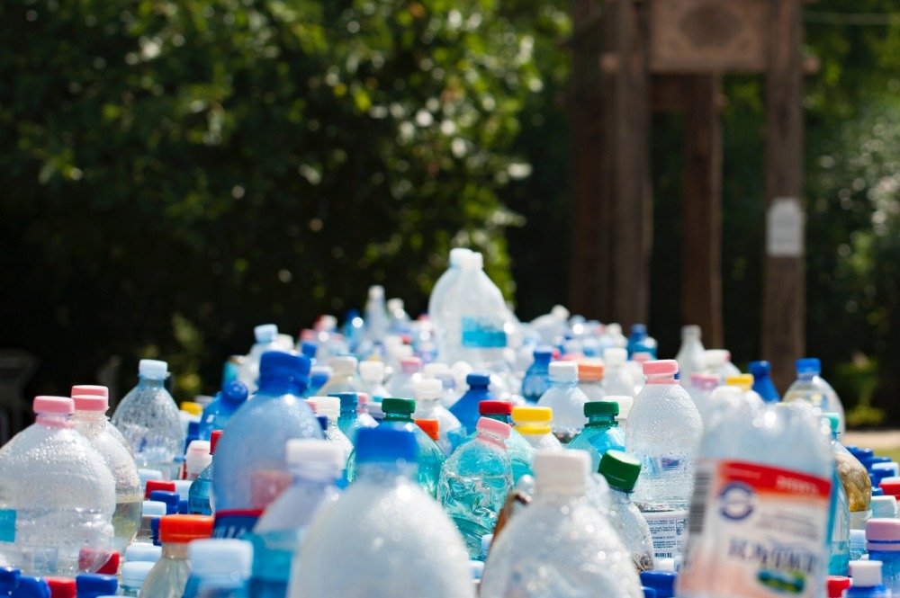 Recycle, plastic bottles
