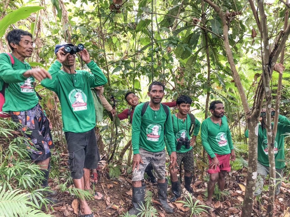 San Luis Philippines Forest Guards on duty