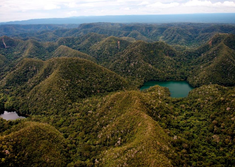 Lakes in Sierra del Divisor, by CEDIA