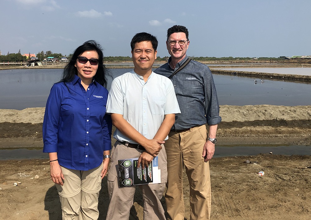 Acting as Interim CEO, Mark visits the Pak Thale project site in Thailand