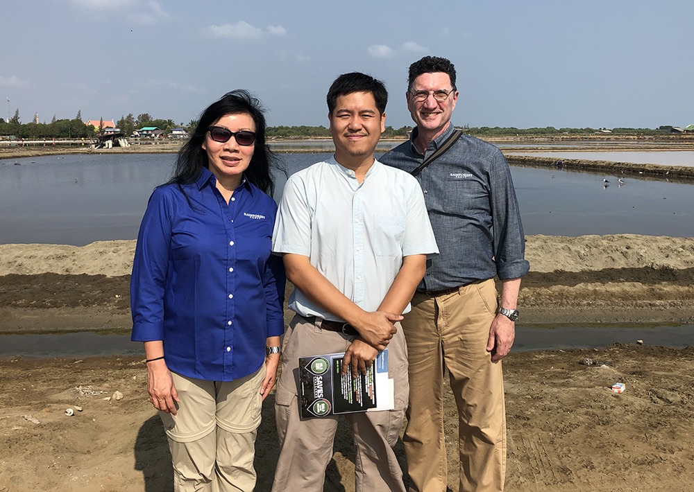 Acting as Interim CEO, Mark visits the Pak Thale project site in Thailand