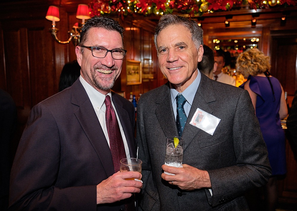 Mark Gruin and Rainforest Trust Founder, Byron Swift, at the Rainforest Trust 30th Anniversary Auction.