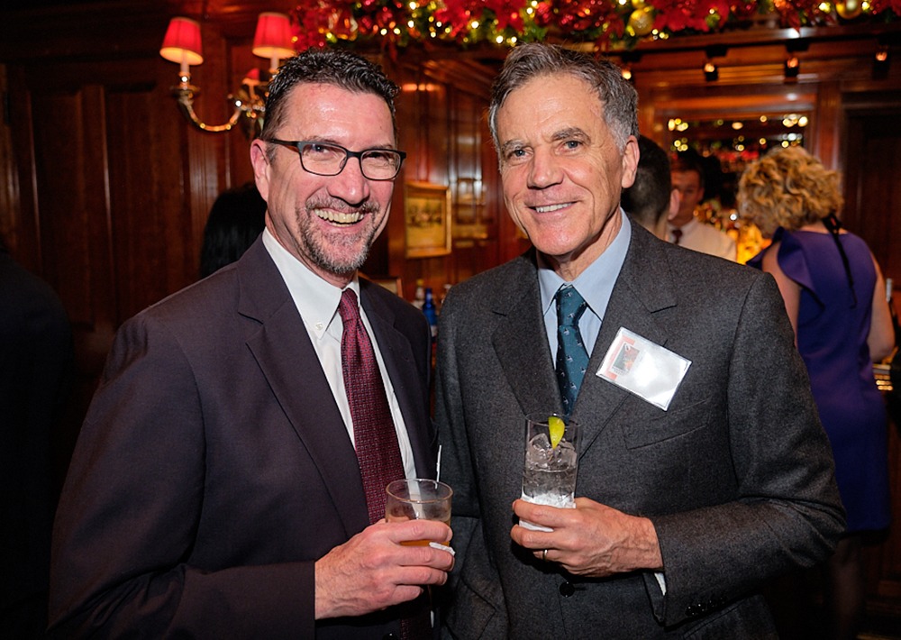 Mark Gruin and Rainforest Trust Founder, Byron Swift, at the Rainforest Trust 30th Anniversary Auction.