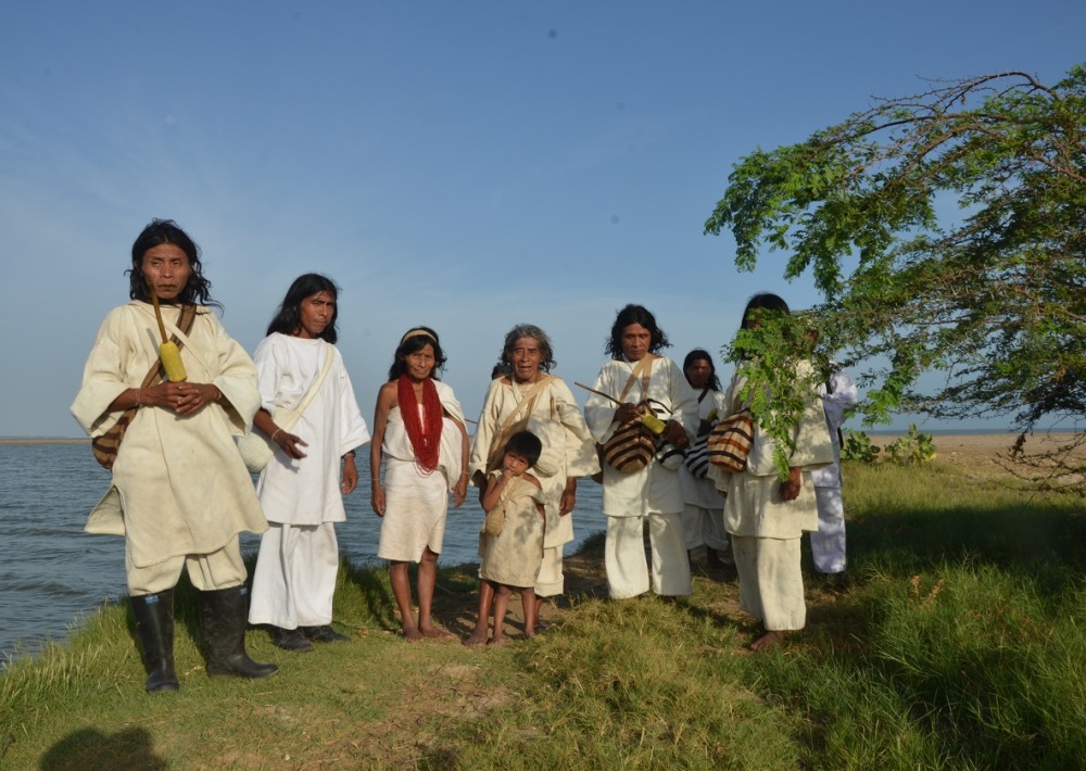 Indigenous community members in Colombia’s Sierra Nevada de Santa Marta, courtesy of RKMA