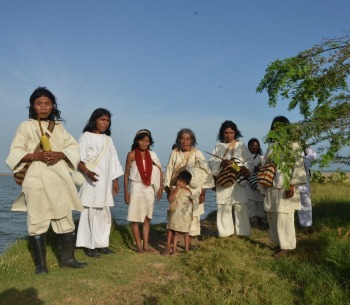 Indigenous community members in Colombia’s Sierra Nevada de Santa Marta, courtesy of RKMA