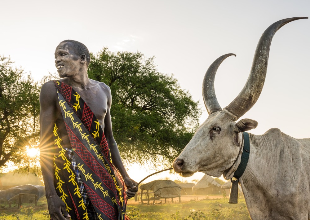 Tribesman from Community Bala Mundari, courtesy African Parks/Marcus Westberg