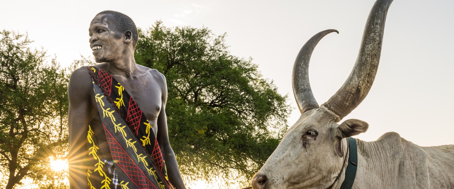 Tribesman from Community Bala Mundari, courtesy African Parks/Marcus Westberg