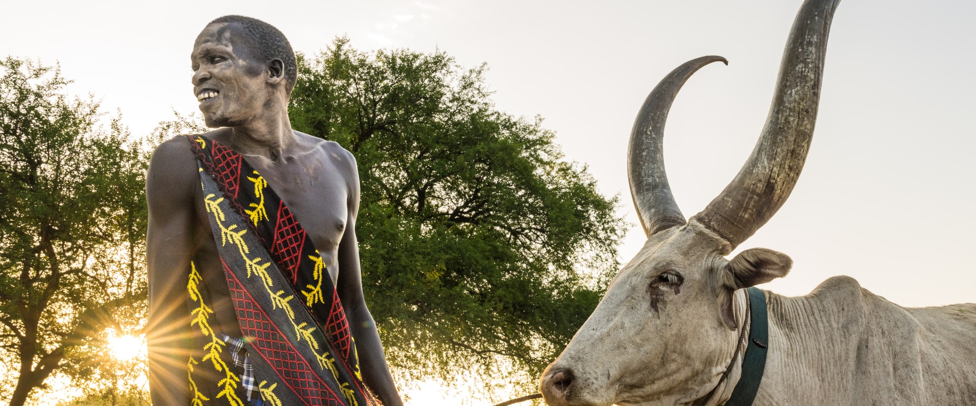 Tribesman from Community Bala Mundari, courtesy African Parks/Marcus Westberg