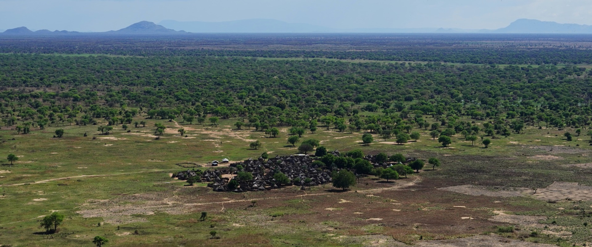 Project Landscape with village, courtesy of African Parks