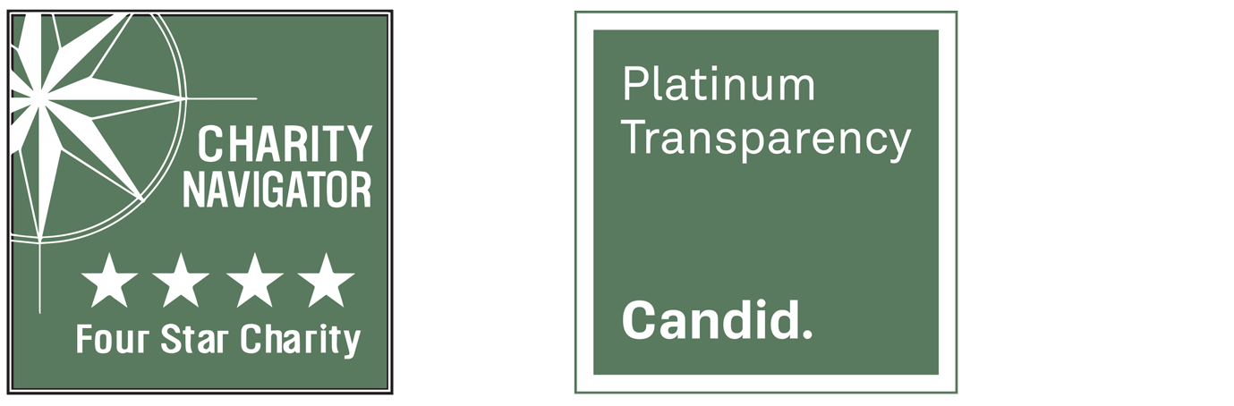 Charity Navigator and Guidestar logos