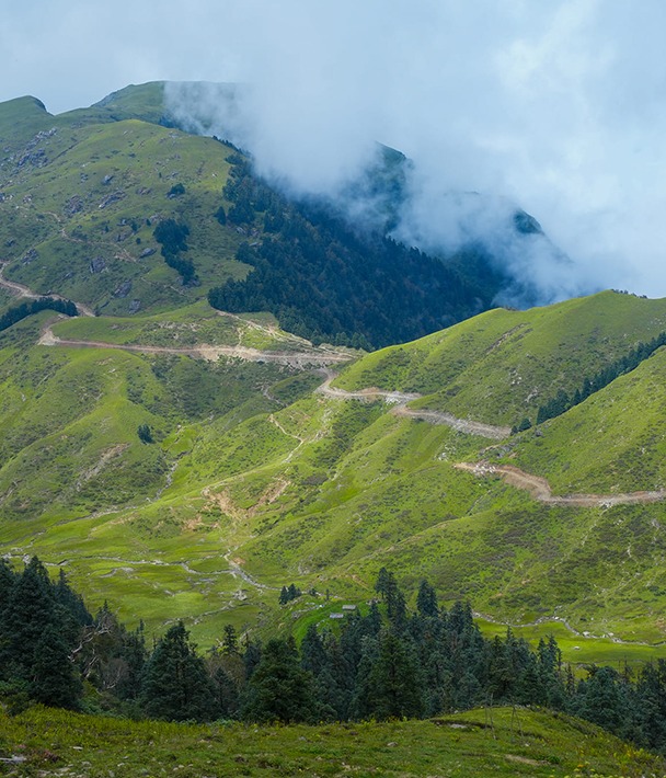 Landscape of Badimalika municipality, Nepal, by NTNC